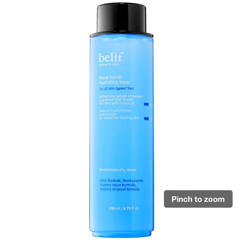 belif aqua bomb hydrating toner
